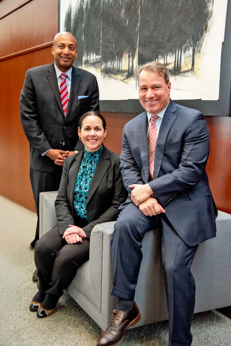 From left to right, Kevin Carter, Diana Jauregui, and Jeff MacDonald